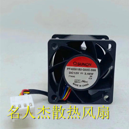 SUNON PF40281B2-Q02C-S99 4cm 12V 3.48W power cooling fan - SUNON