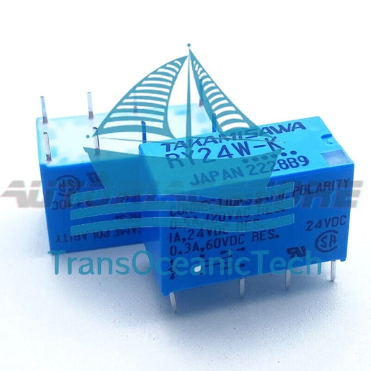 10PCS TAKAMISAWA RY24W-K 24VDC Signal Relay 8Pins 0.5A 12VAC~