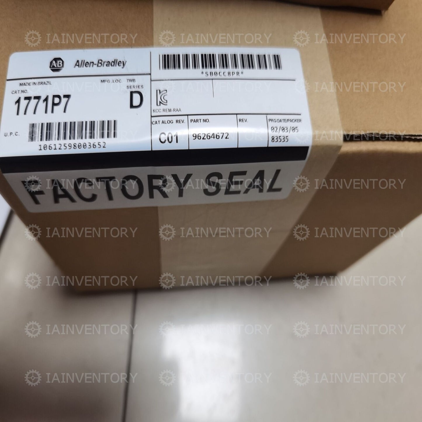 Allen Bradley 1771-P7 AC Power Supply Module 120-240 Volt 250W - ALLEN BRADLEY