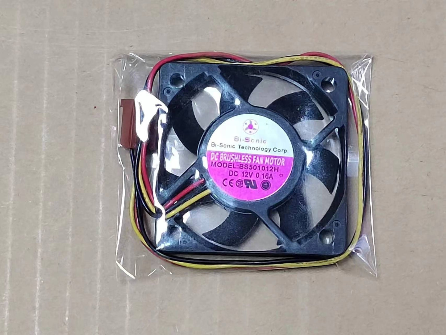 new Bi Sonic BS501012H 5010 5CM 12V computer CPU cooling fan 3-wire