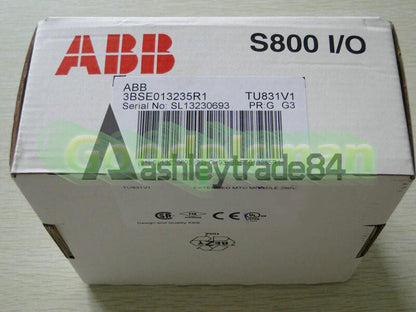 1PC ABB TU831V1 3BSE013235R1 S800I-O Extended Module Termination Unit