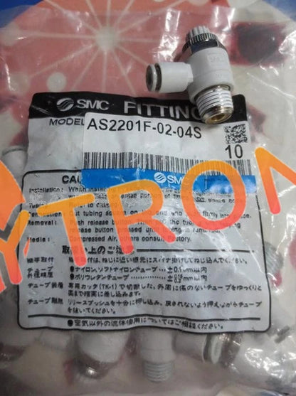 1Bag/10pcs SMC AS2201F-02-04S Fittings