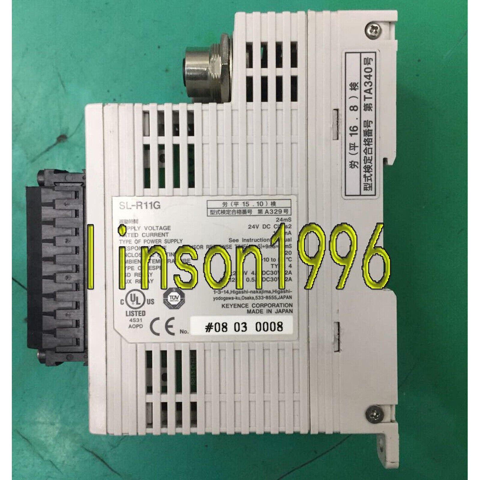 used ONE Safety Grating Controller for Keyence SL-R11G - KEYENCE