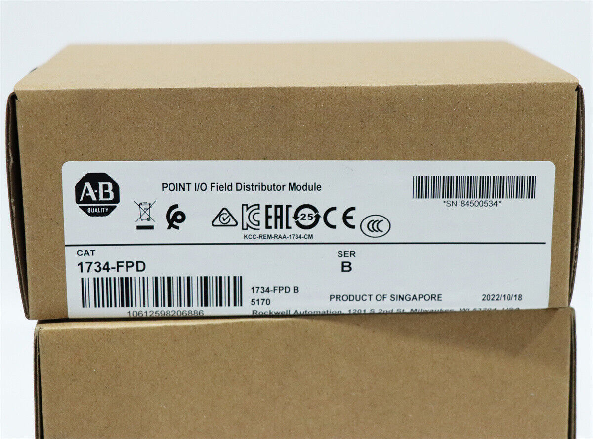 AB PLC 1734-FPD SER B Field Distributor Module SHIP - AB PLC