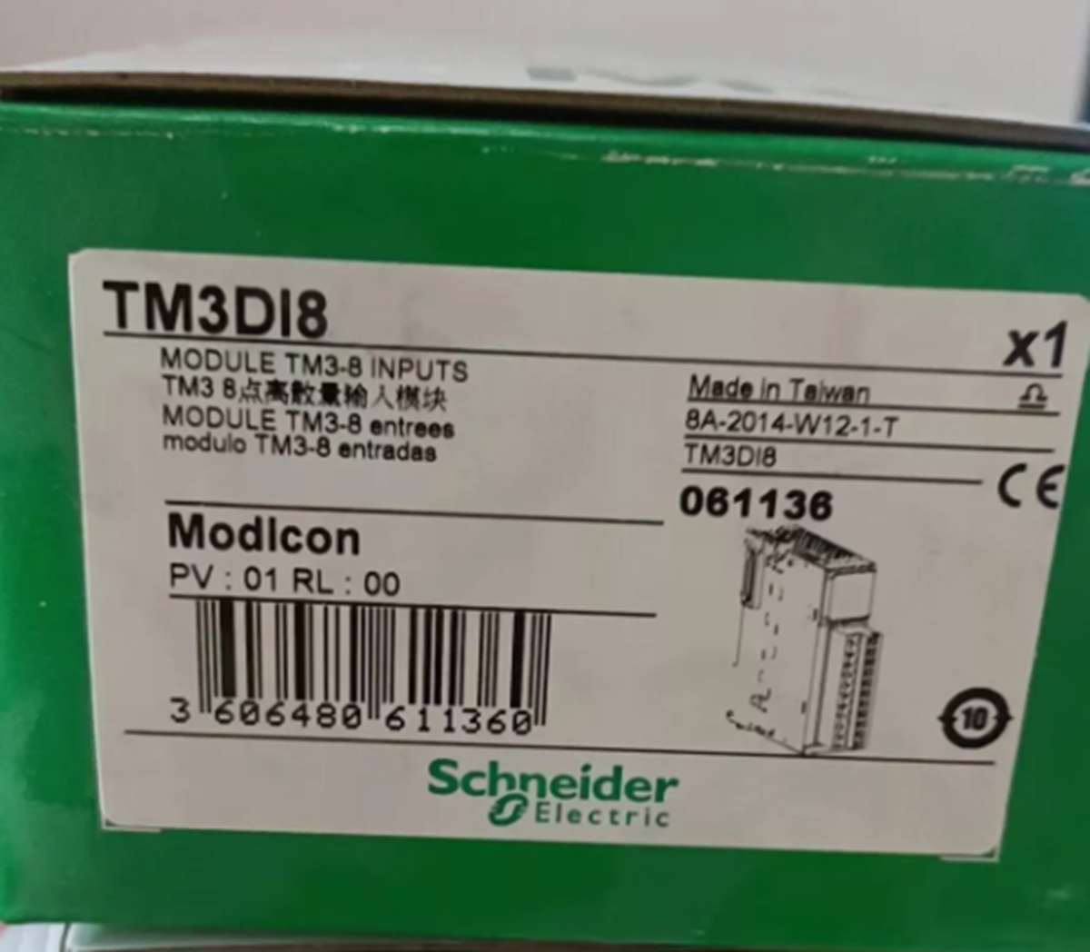 new SCHNEIDER TM3DI8 Digital Expansion Module - SCHNEIDER