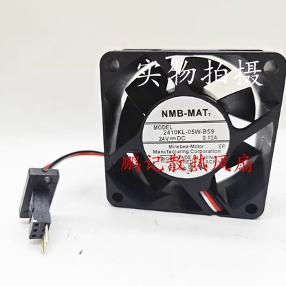 NMB 2410ML-05W-B59 6025 DC24V 0.13A 6CM 3-Wire Inverter Cooling Fan