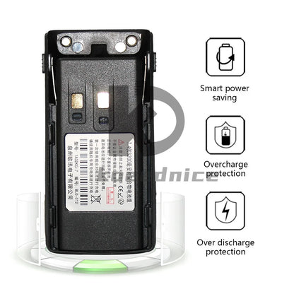 High Capacity Battery 2200mAh for KG-UV9D UV2Q UV9DMate HAM Radio USB C Port
