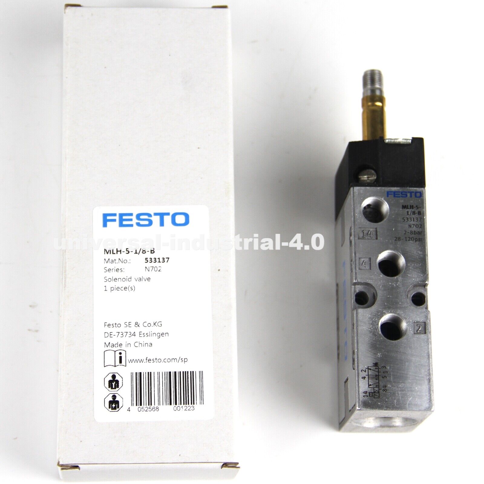 FESTO MLH-5-1/8-B 533137 Solenoid Directional Control Valve - FESTO