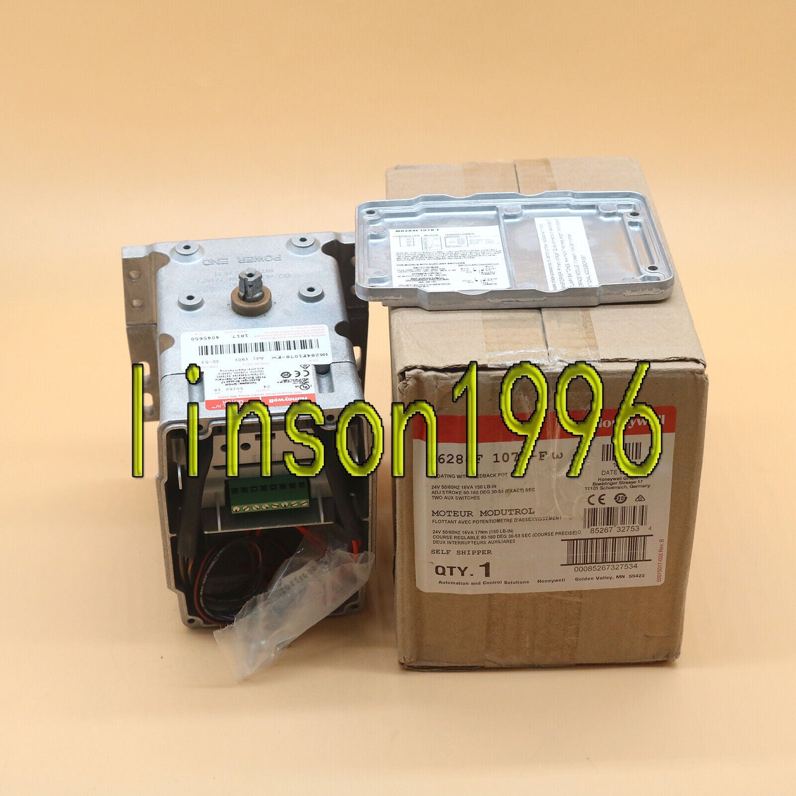 new 1PC  Honeywell Modutrol Motor M6284F1078-F M6284F1078 One year Honeywell