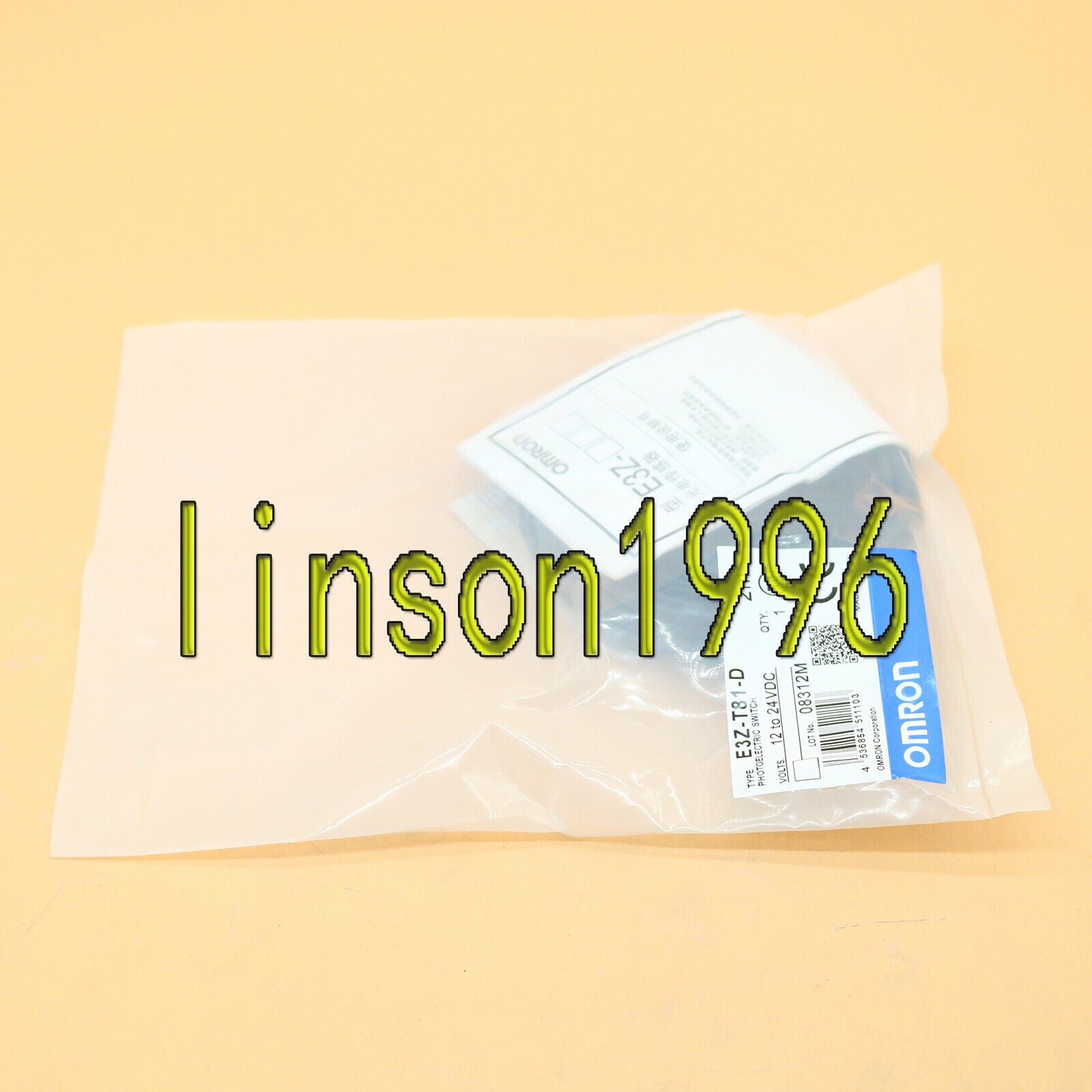 new Omron E3Z-T81-D Photoelectric Switch - OMRON