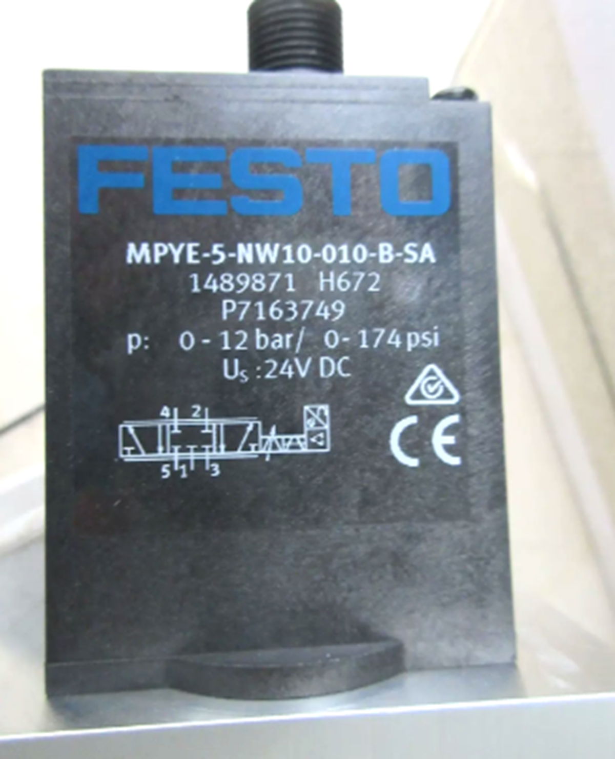 FESTO MPYE-5-NW10-010-B-SA 1489871 Proportional Way Valve - Industrial Control Solution - FESTO