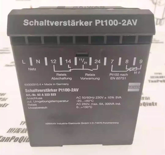 new 1pc KRIWAN Motor Protection Module PT100-2AV 52A323 S23 - KRIWAN