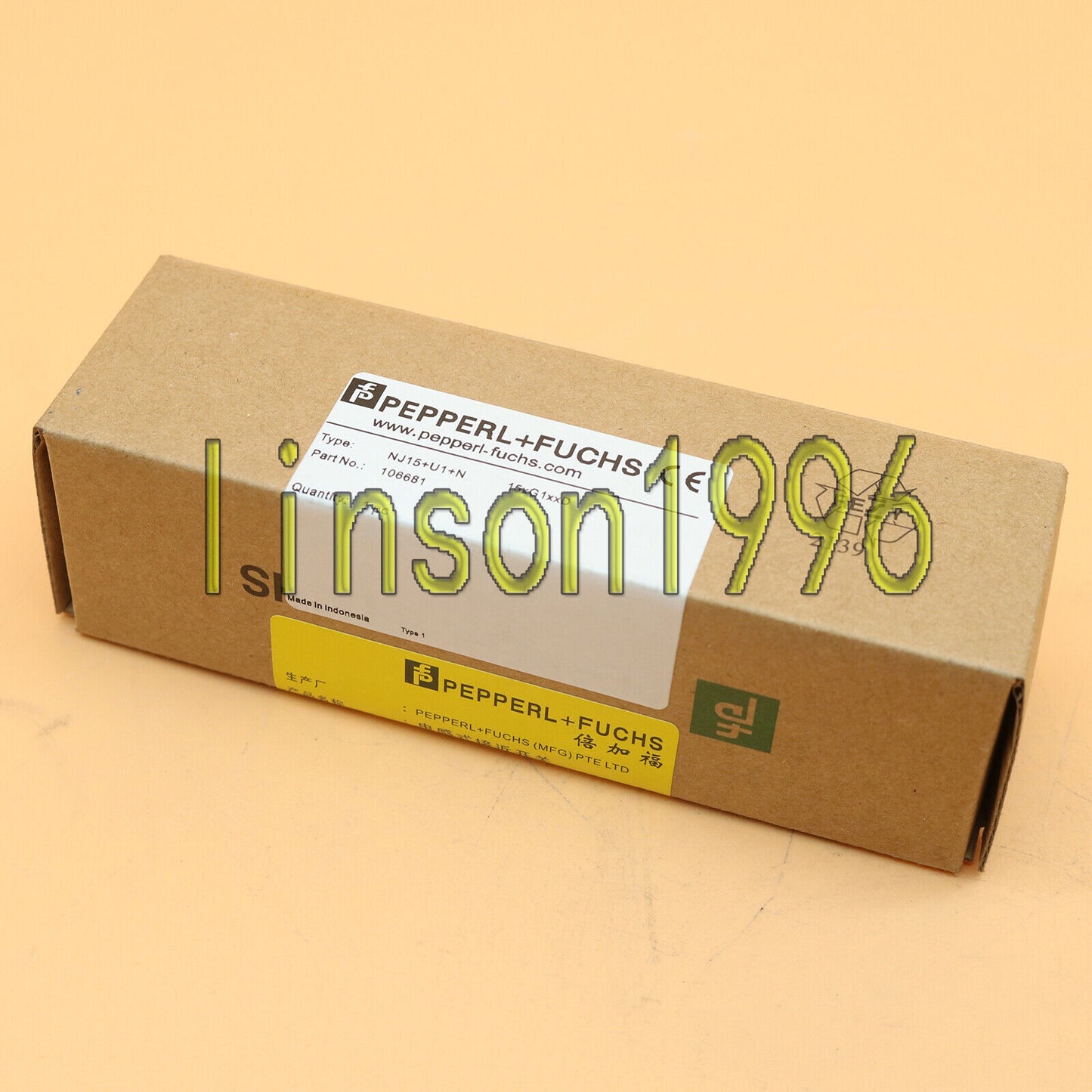 Pepperl+Fuchs Inductive Sensor Proximity Switch NJ15+U1+N - PEPPERL+FUCHS