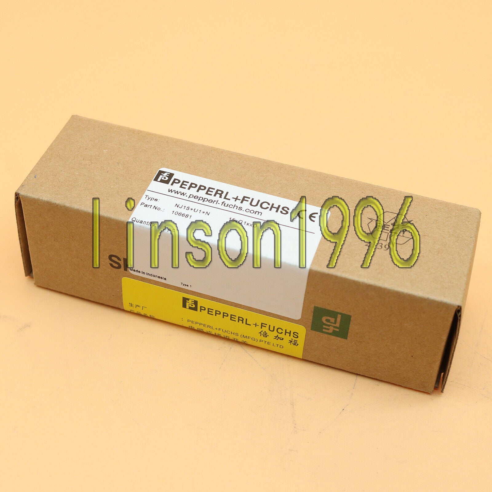 Pepperl+Fuchs Inductive Sensor Proximity Switch NJ15+U1+N - PEPPERL+FUCHS