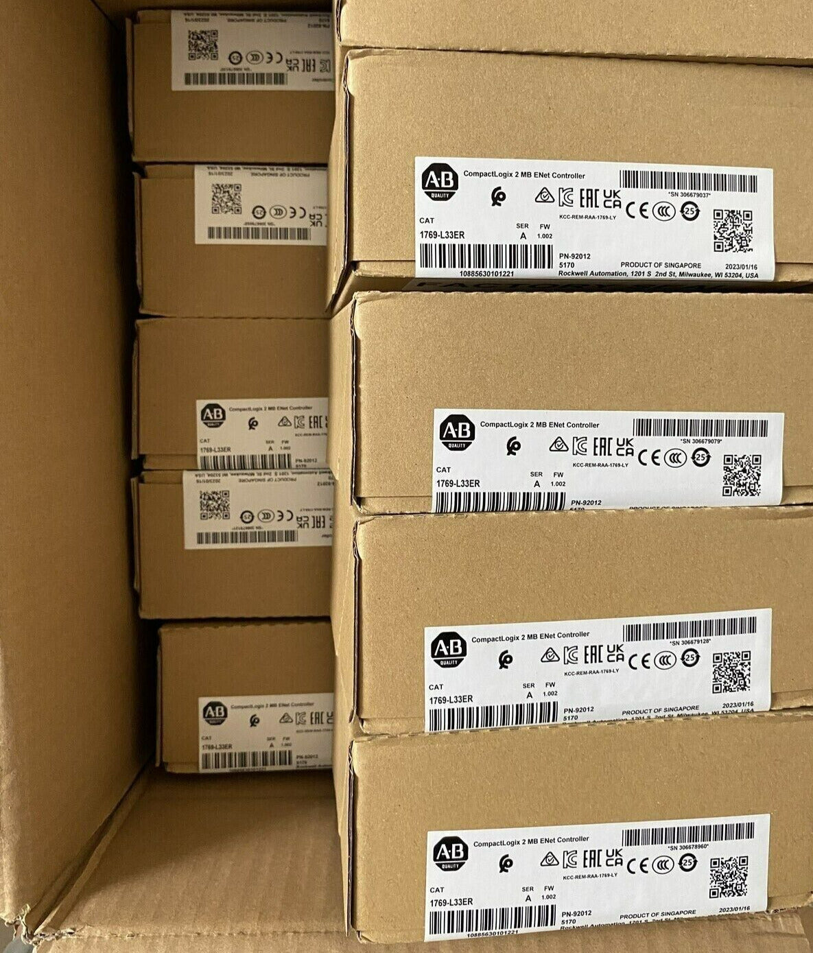Allen-Bradley CompactLogix 2MB Ethernet Controller - ALLEN-BRADLEY