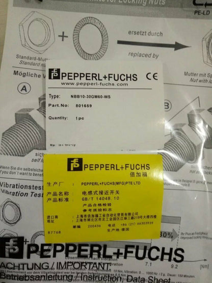 NBB10-30GM60-WS Proximity Sensor Fast - PEPPERL+FUCHS