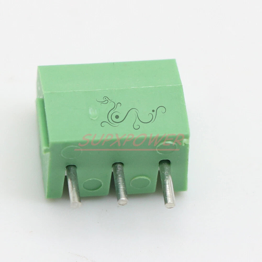 KF350-3P 3.5mm Pitch 3 pin Straight Pin PCB Screw Terminal Blocks (5PCS )