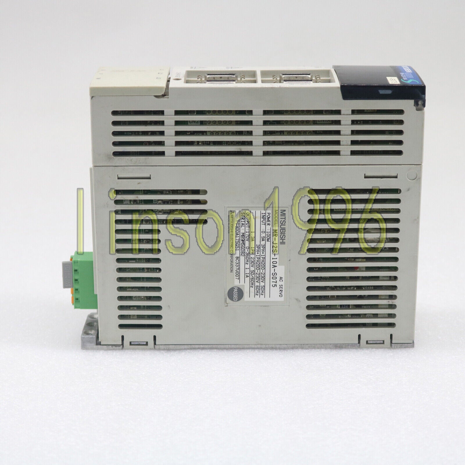 Mitsubishi servo drive MR-J2S-10A-S075, Tested in good condition - MITSUBISHI