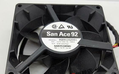 1pcs Sanyo 9G0912S2D01 9025 12V 0.38A 3-wire inverter cooling fan