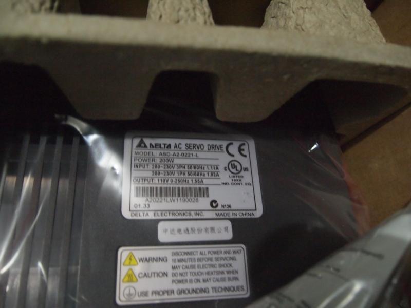 new ECMA-C10602RS+ASD-A2-0221-L DELTA ASDA-A2 200w 3000rpm AC servo motor driver kit - KOEED