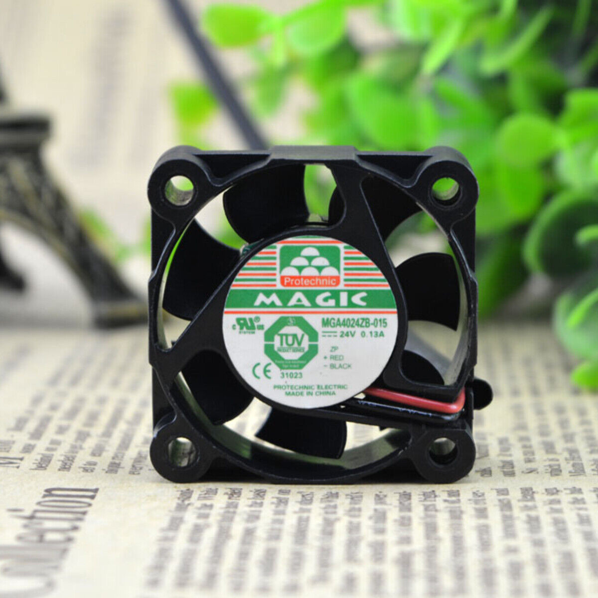 new MAGIC 24V 0.13A MGA4024ZB-015 4cm 4015 Chassis Cooling Industrial Fan Micro