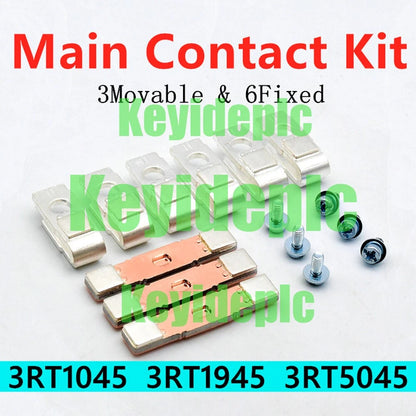silver 3RT1945-6A contact kit, 3RT Main contact set for 3RT1045 #k