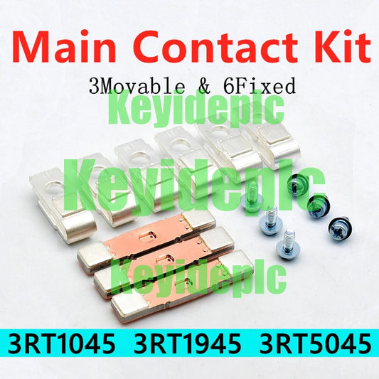 silver 3RT1945-6A contact kit, 3RT Main contact set for 3RT1045 #k