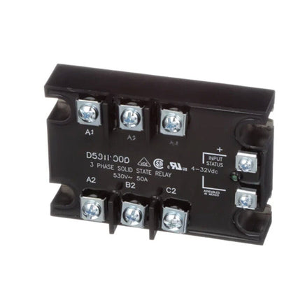 Crydom D53TP50D 3-Phase 50A/530V Solid State Relay - Black