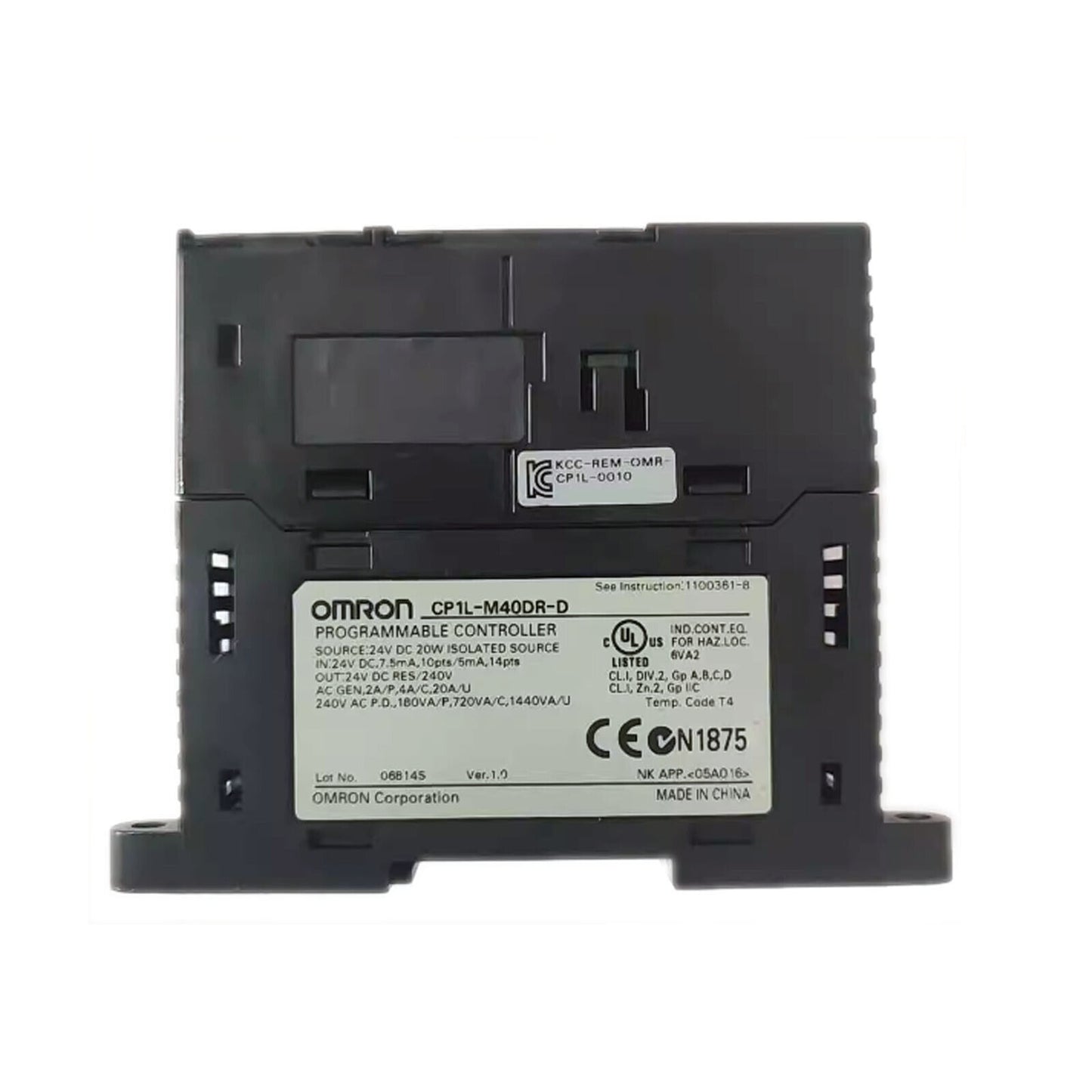 Omron CP1L-M40DR-D CP1LM40DRD Relay PLC CPU USB 10000Steps 40I/O SHIP - OMRON