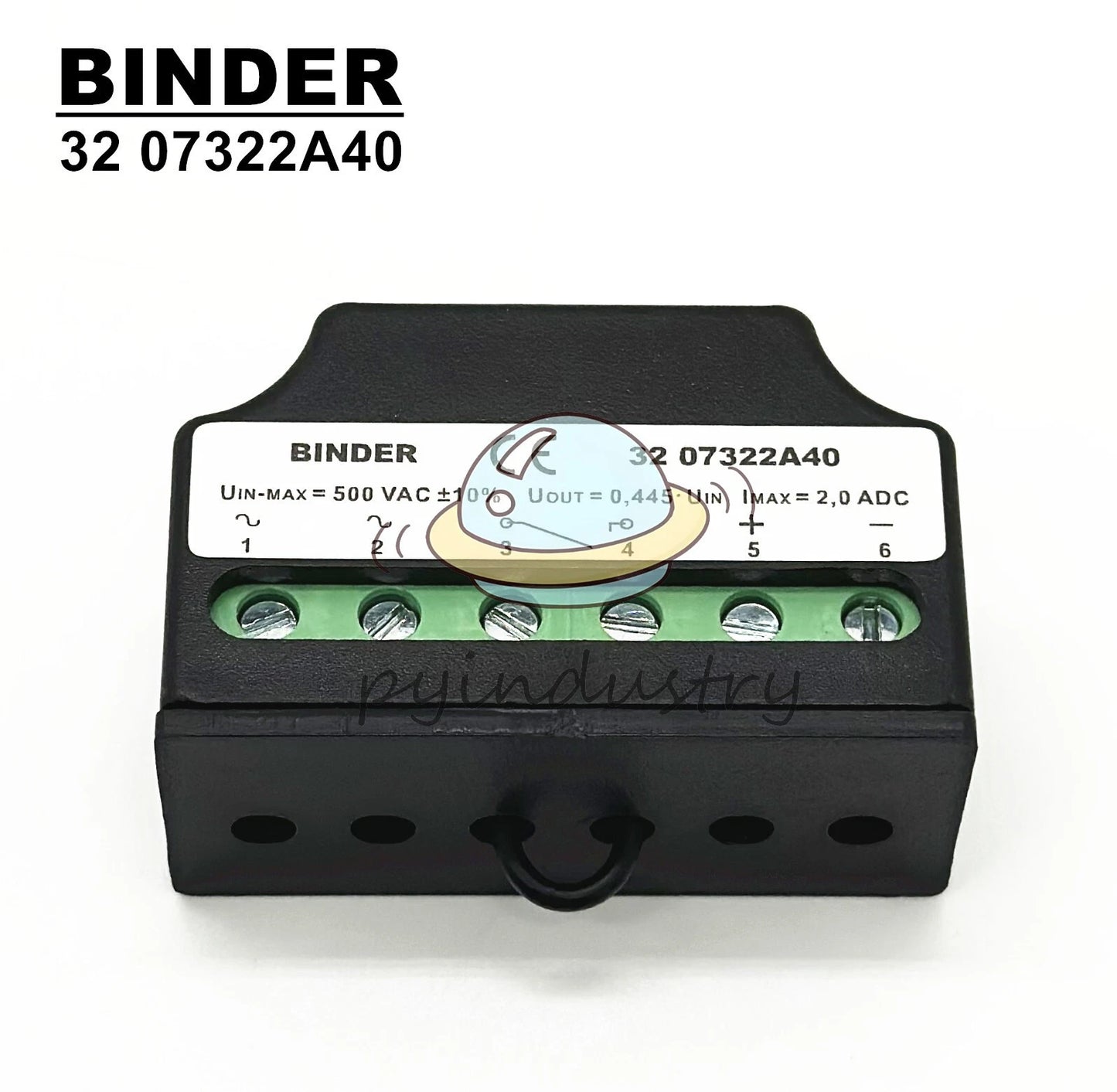 Replace BINDER 0-500VAC+10% 0.445Uin 2.0ADC 32 07322A40 Half Wave Rectifier