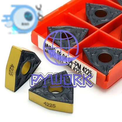 20pcs WNMG080404-PM WNMG431-PM 4225 Carbide Inserts CNC Lathe Turning Tools WNMG