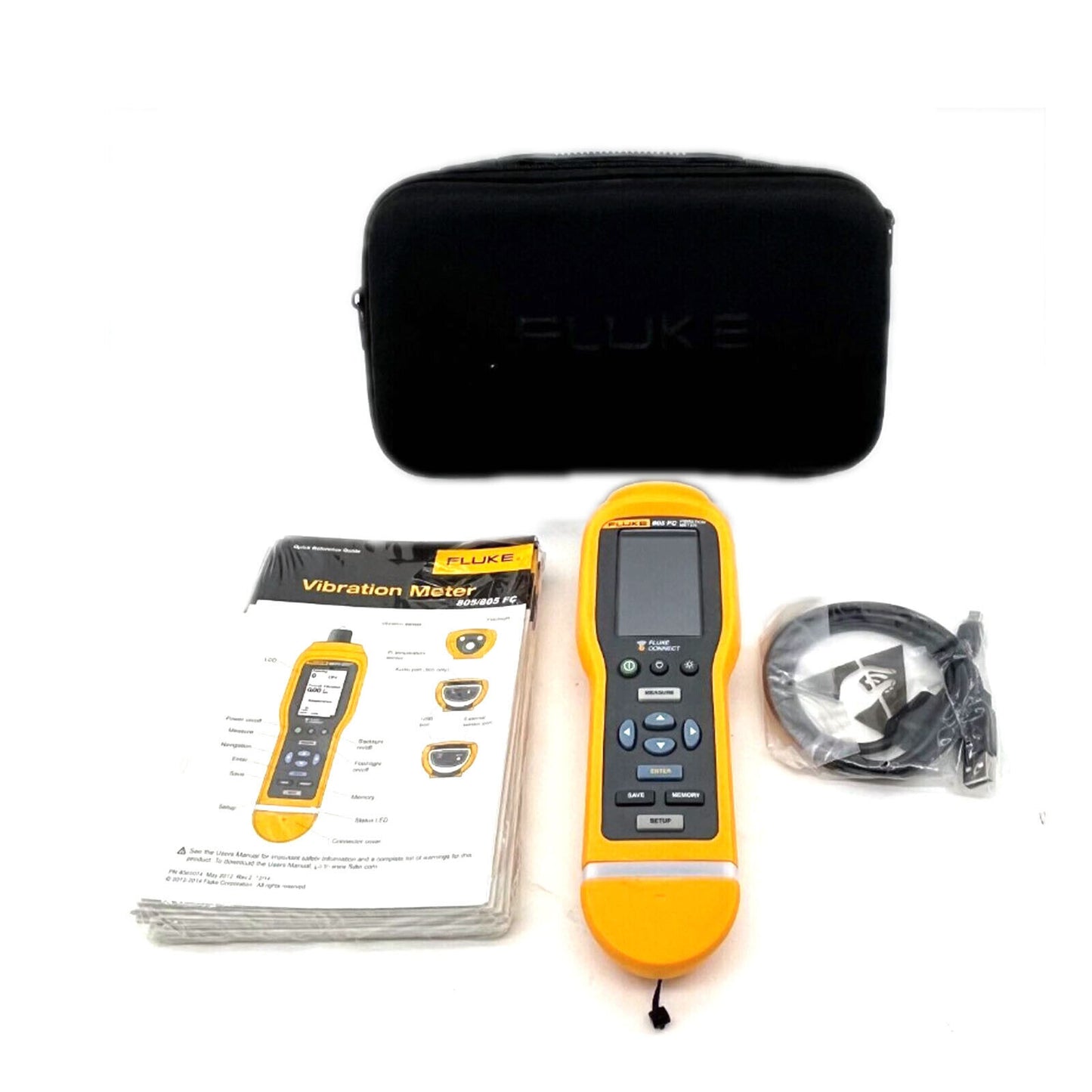 new FLUKE 805 Vibration Meter Tester Mechanical Troubleshooting - FLUKE