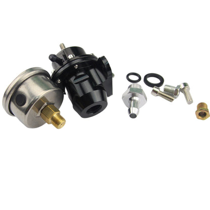 Racing FPR+Fuel Pressure Regulator Gauge For Honda B16 B18 B17 B20 Si LS GSR D16