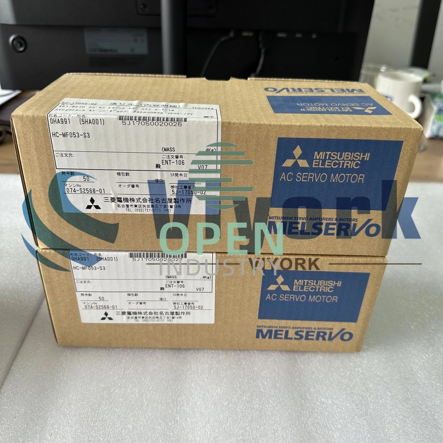 1PCS Mitsubishi HC-MF053-S3 AC SERVO MOTOR 50W