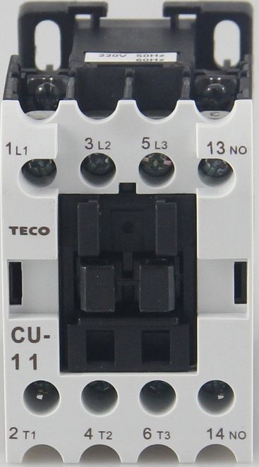 new CU-11 CU 11 3A1a 220VAC TECO AC Contactor - TECO