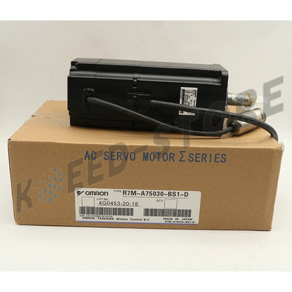 1PCS OMRON servo motor R7M-A75030-BS1-D