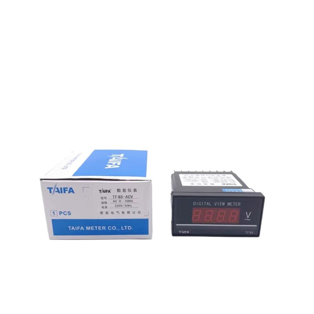 1PC TF48 * 96 digital voltmeter AC0-500V straight through 44 * 92