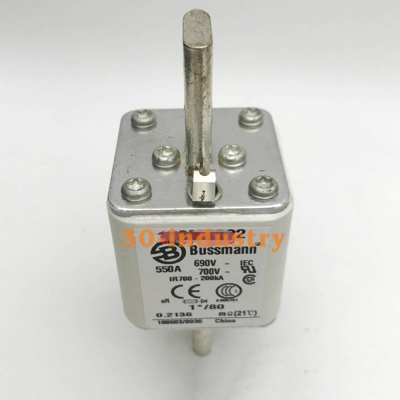 BUSSMANN Fuse 170M3022 550A 690V 700V IR700-200KA - 3PCS Box - BUSSMANN