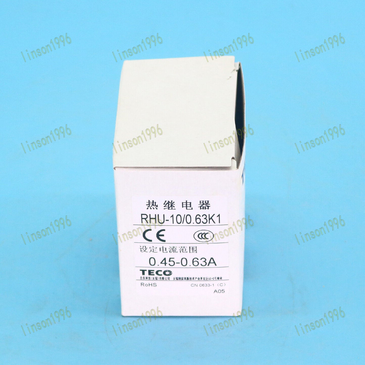 1-PC TECO RHU-10/0.63K1 Thermal Overload Relay Ship - TECO