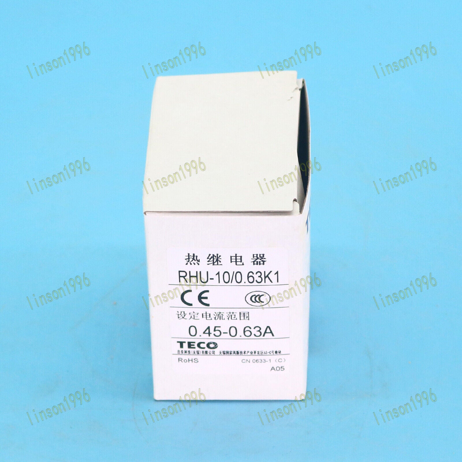 1-PC TECO RHU-10/0.63K1 Thermal Overload Relay Ship - TECO