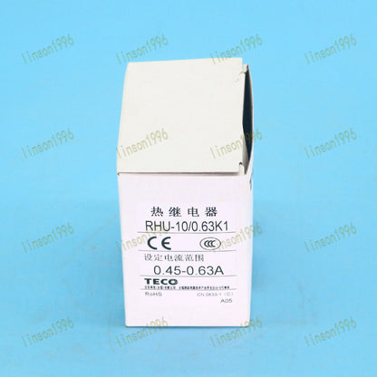 1-PC TECO RHU-10/0.63K1 Thermal Overload Relay Ship - TECO