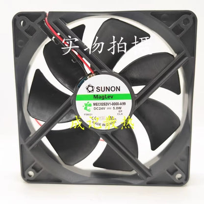 SUNON MEC0251V1-0000-A99 12025 DC24V 5W 12CM 2-Wire Silent Cooling Fan