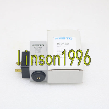 new 1pc festo pev-1/4-b-od 175250 pressure switch - FESTO