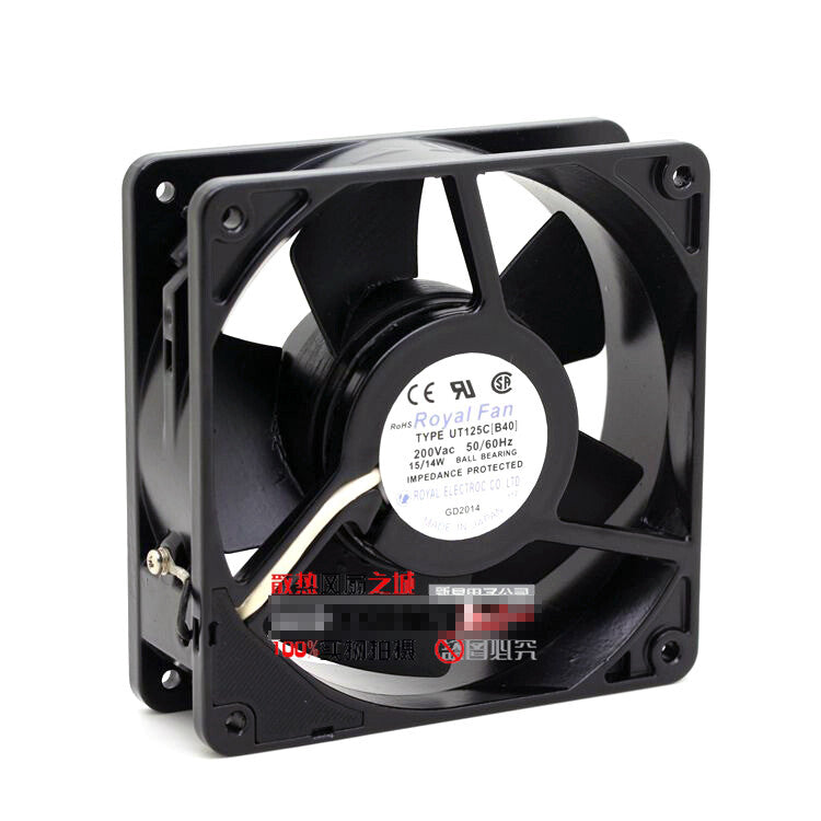 1pcs  Royal Fan UT125C[B40] 12038 200V 15/14W all metal heat resistant fan