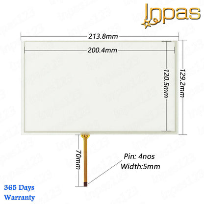 NA5-9W001S-V1 Touch screen glass overlay film for Omron - OMRON
