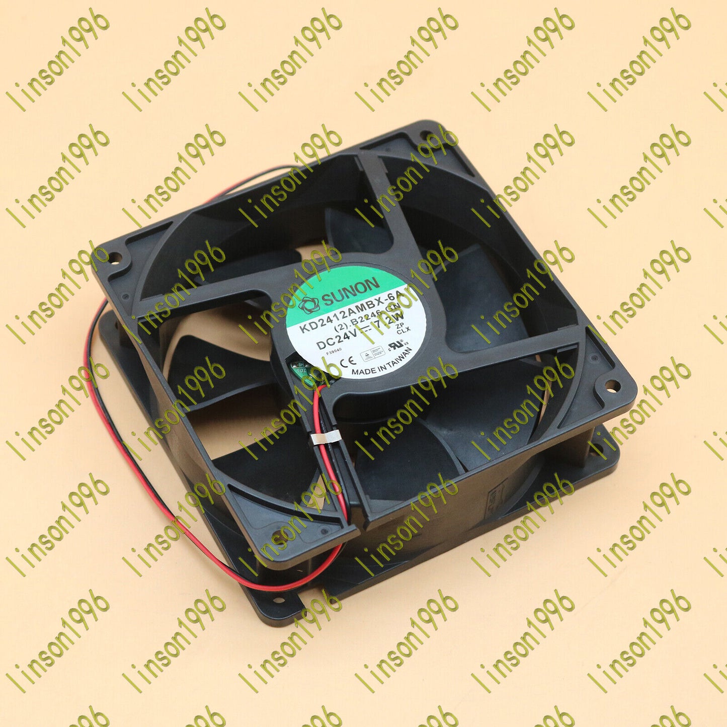 SUNON KD2412AMBX-6A 24V 7.2W Cooling Fan - SUNON