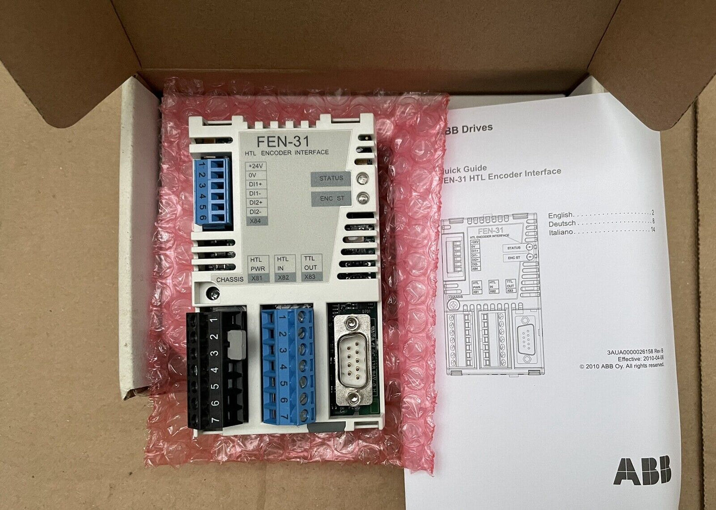 ABB FEN-31 Inverter Interface Module - ABB