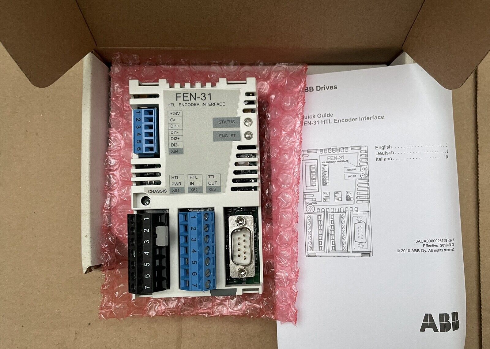 ABB FEN-31 Inverter Interface Module - ABB