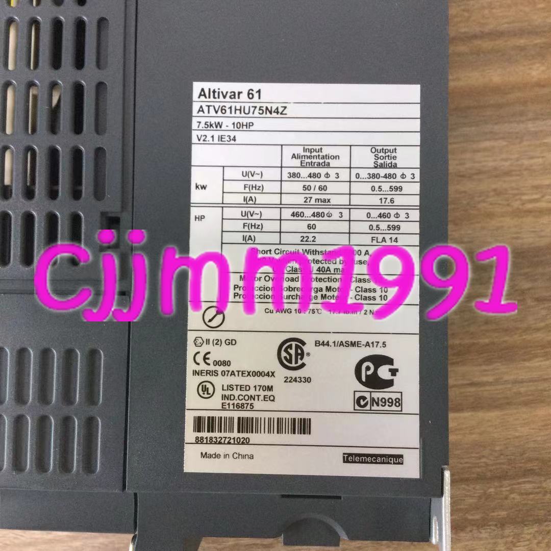 new 1PC ATV61HU75N4Z - VENDOR NAME