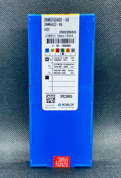 KORLOY DNMG150408 -HA H01 DNMG 432 -HA H01 Carbide Inserts 10pcs Free Shipping!